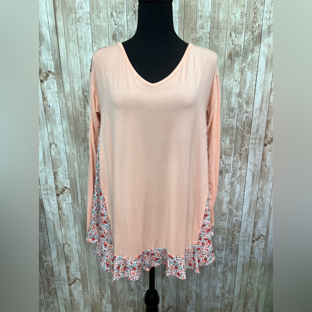 Matilda‎ Jane Pink Asymmetrical Tunic with Relaxed Fit